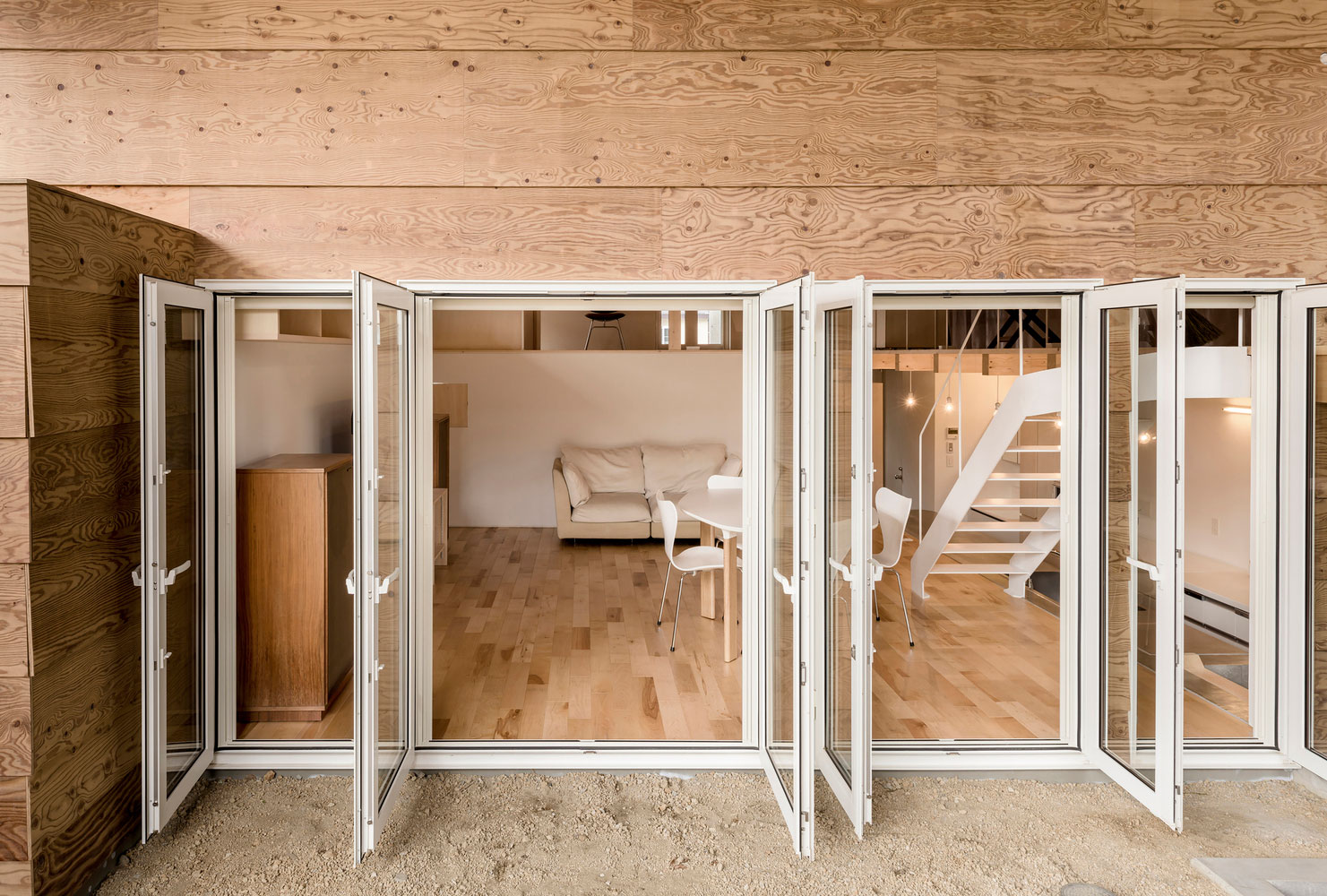 日本 Tomakomai 原木居所,打造现代生活空间-26