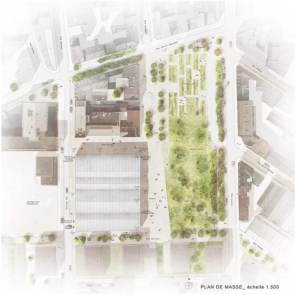 SIMONE VEIL 多功能体育活动中心丨法国丨K Architectures-42