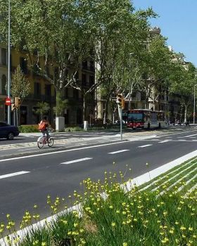 巴塞罗那 PASSEIG DE SANT JOAN 街道绿色改造