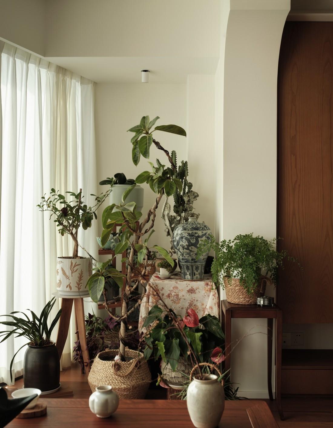 中式禅意与现代中古,160平老房大变身-13