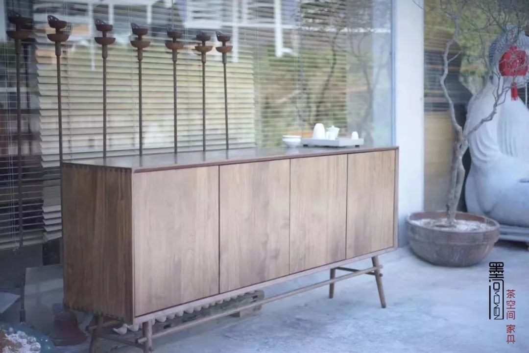 墨问定制款玄关柜 | 低调奢华的黑胡桃木之美-18