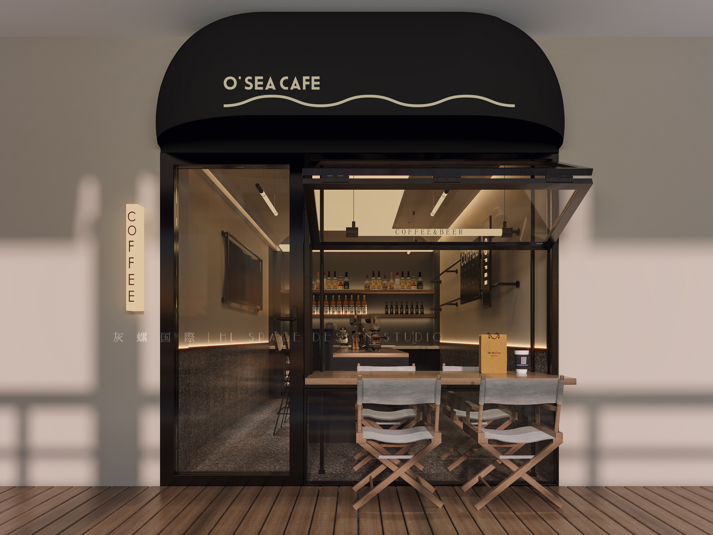 o&sea 露营风咖啡馆丨灰螺国际（青岛）环境设计事务所-10