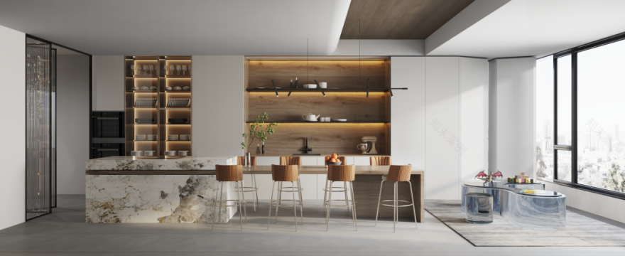 常里 · 260㎡现代温馨私宅丨中国成都丨原色原宿空间设计-7