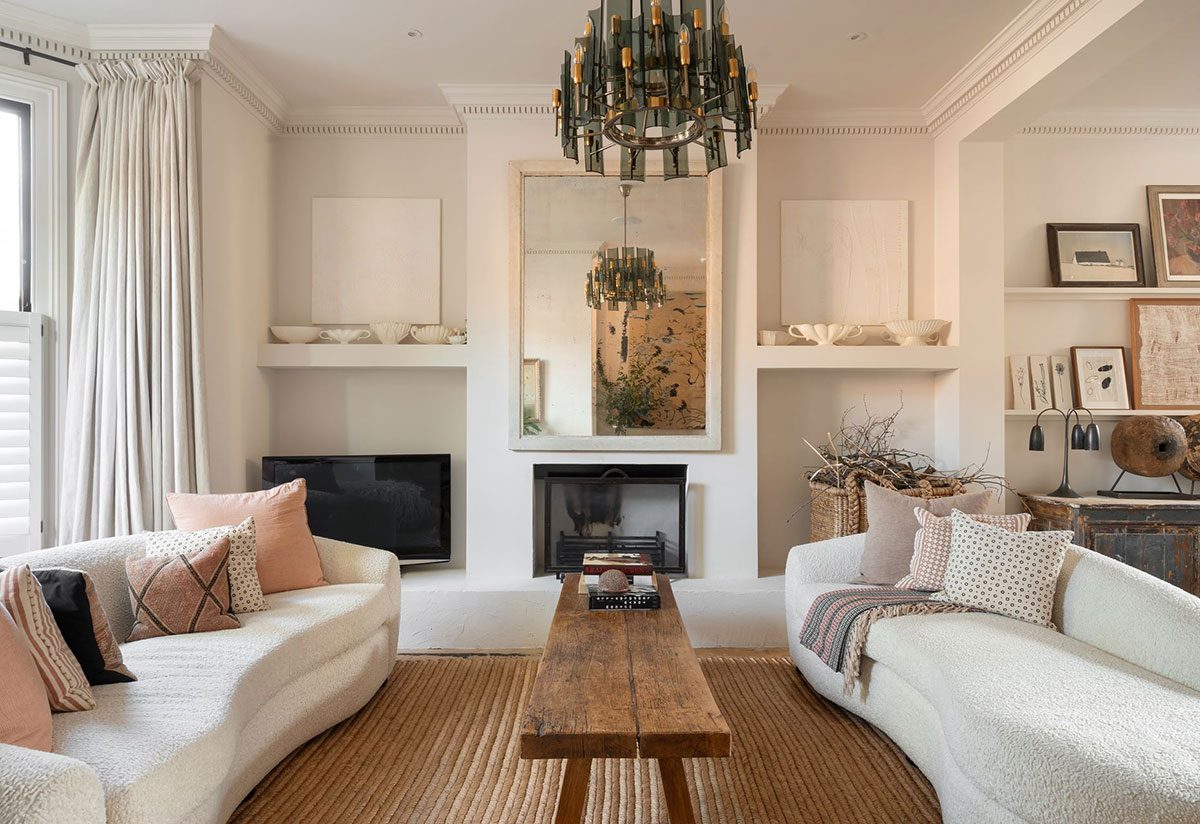 伦敦带有乡村特色的漂亮联排别墅-1