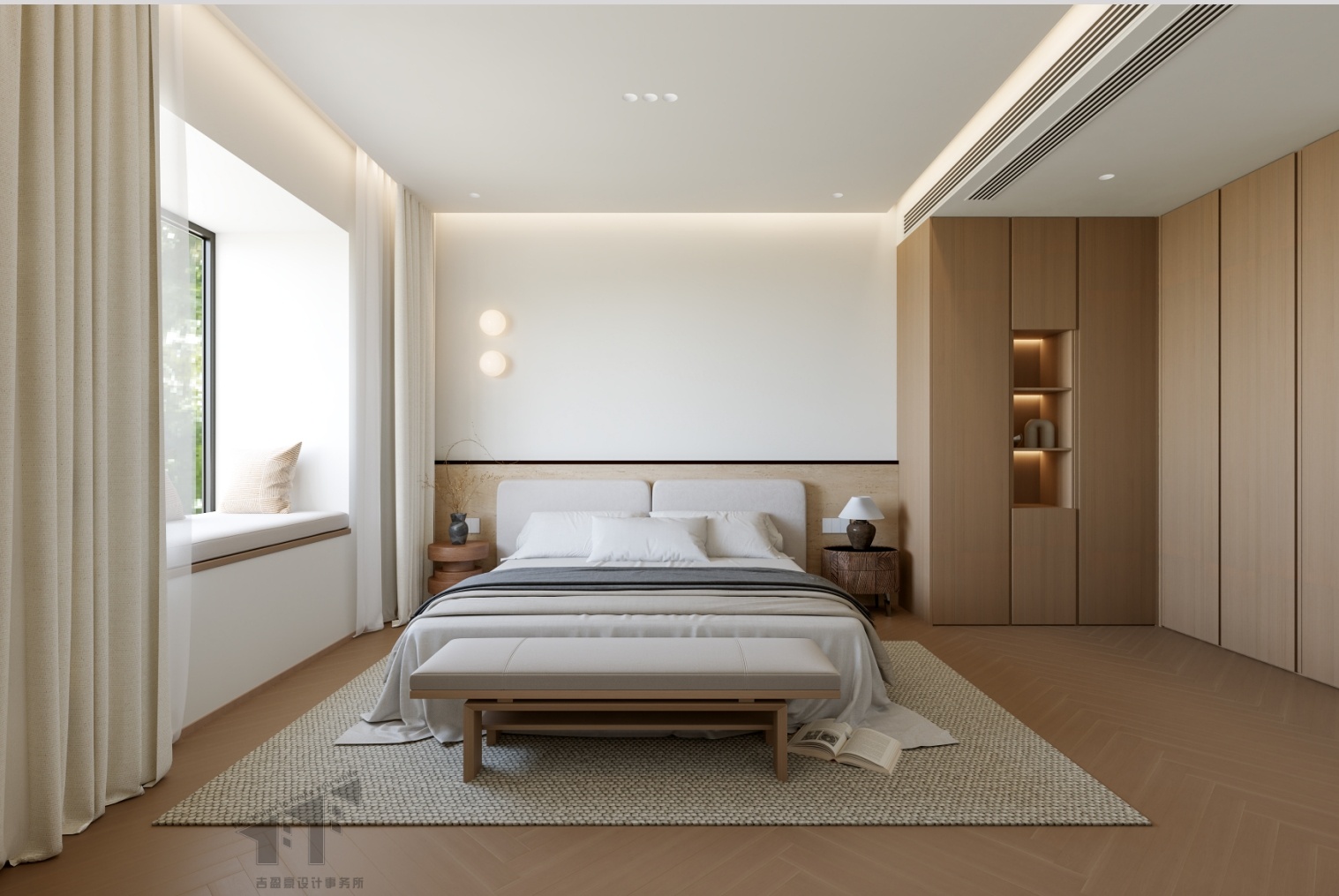 吉盈豪设计| 住宅设计，永远爱住的盐系美宅-5