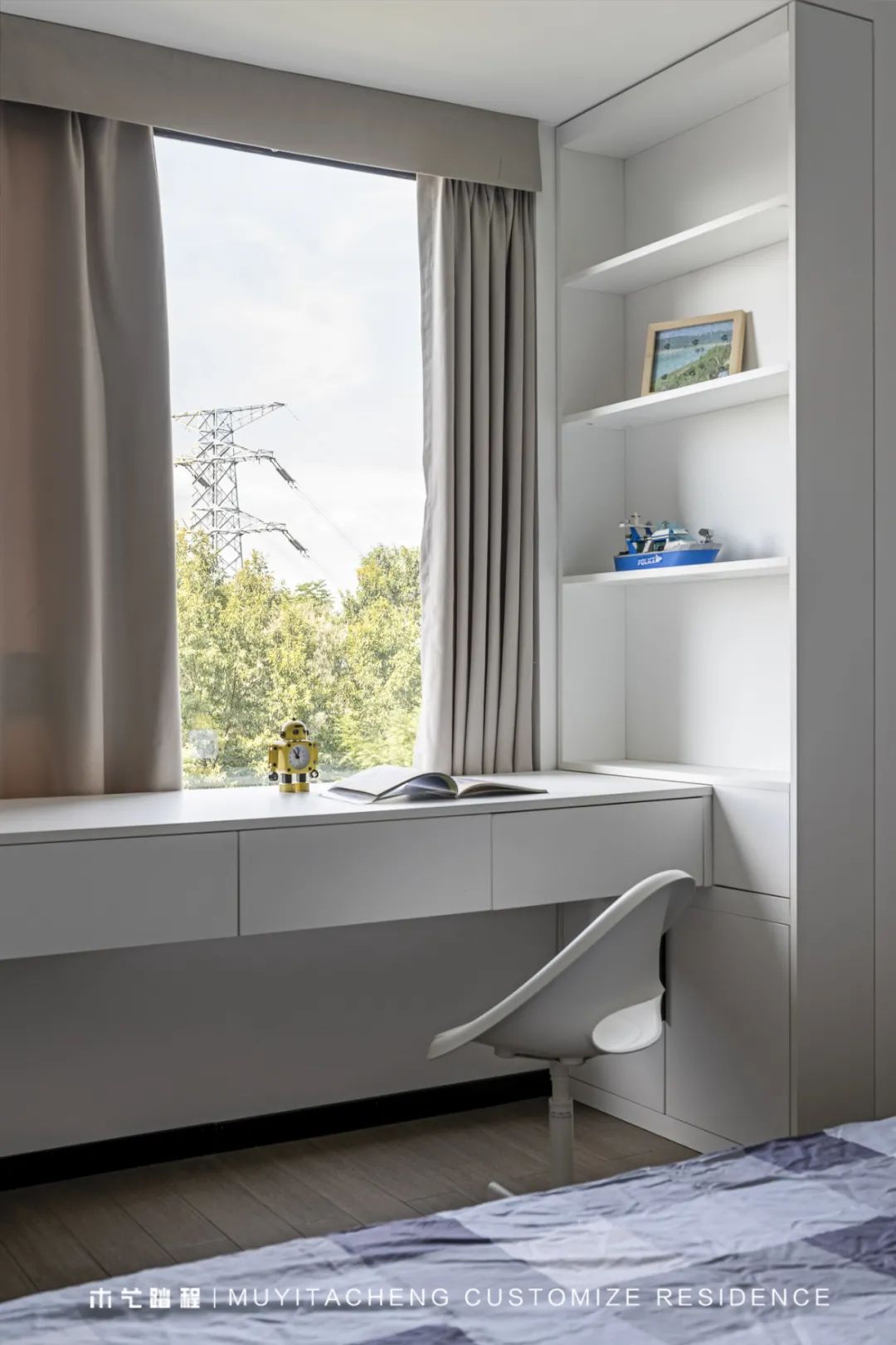 极简黑白,家的温度与高级定制丨中国重庆丨重庆木艺踏程全屋定制-59