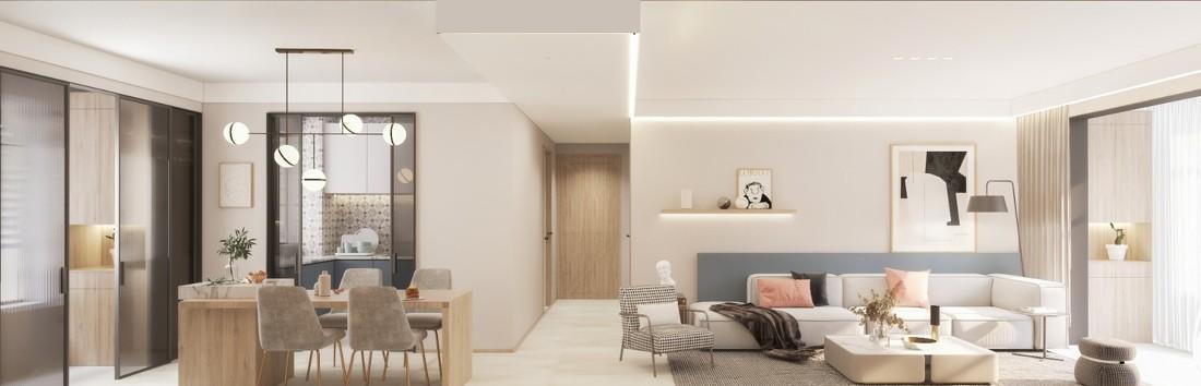 暖色调浪漫家居,细节中展现艺术气息-2