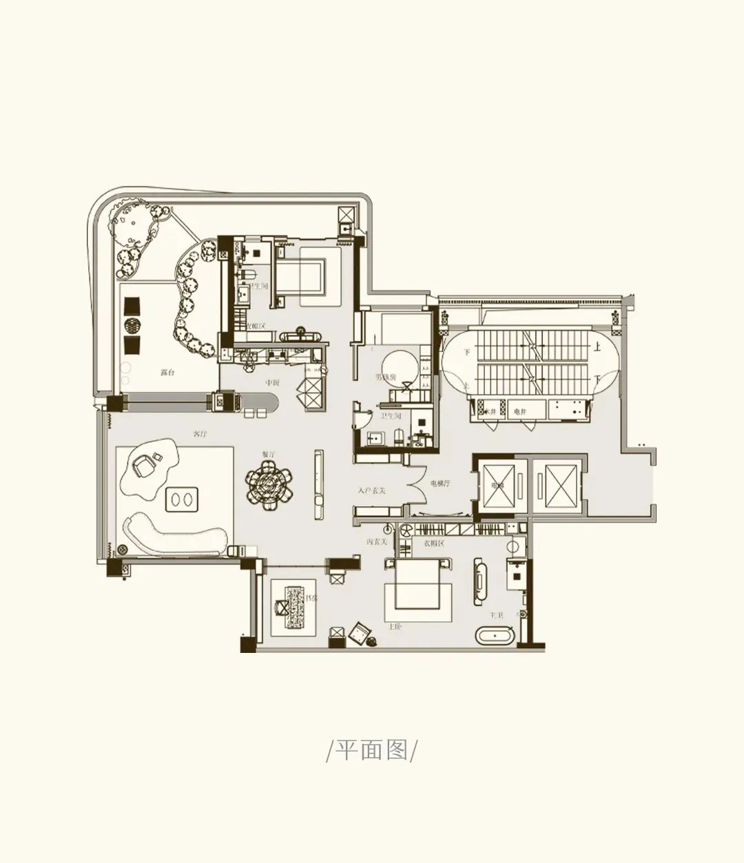 首发  中国第四代住宅理念 一 6.3米奢阔露台独享山城烟火丨羽果设计-41