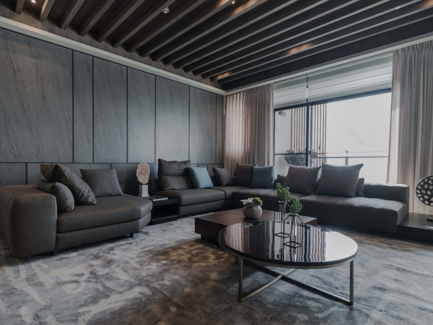 海暮色——现代风住宅 同育空间设计-9