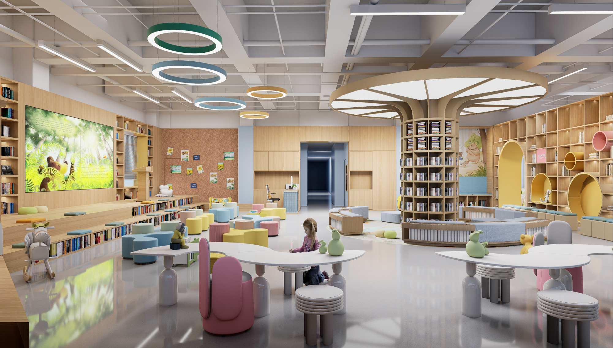 多功能儿童阅览室-2