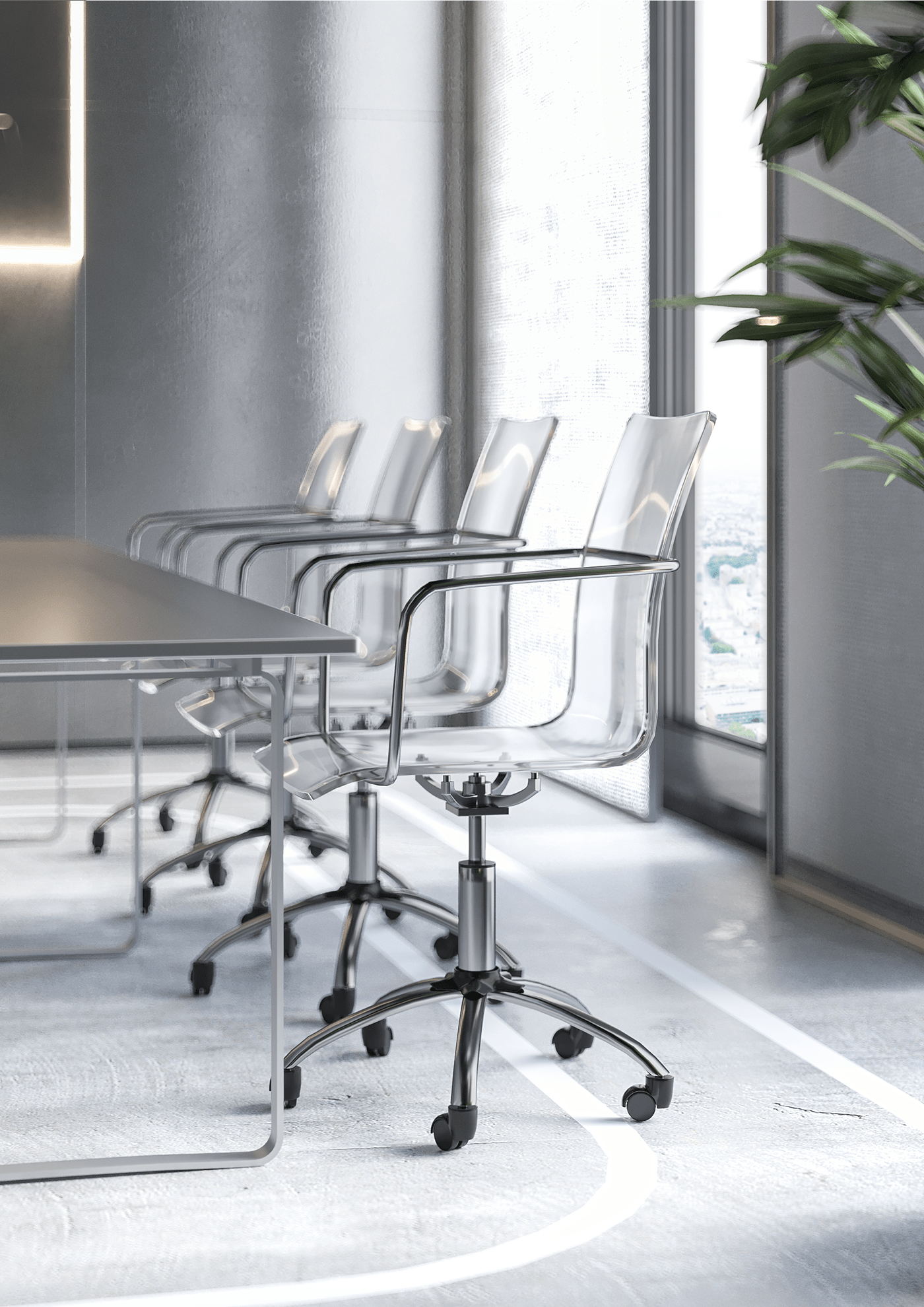 高级灰色系办公空间设计 超有氛围感！-14