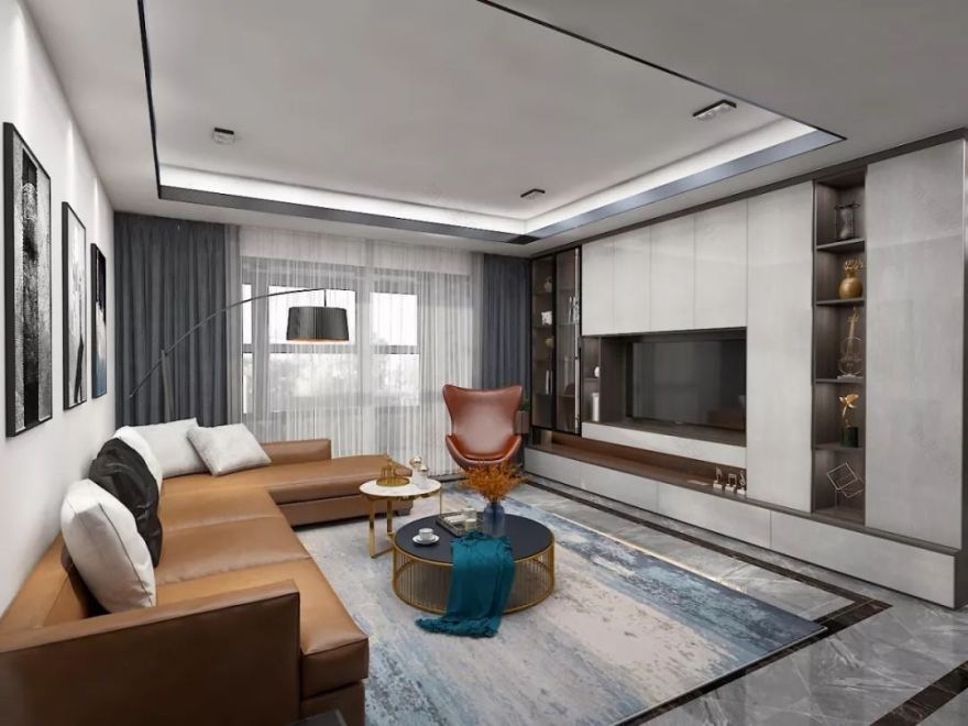 意式简约风,艺术之家的舒适休闲空间-36