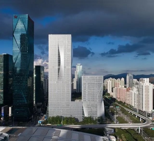 深圳能源大厦 | 棕榈叶、折纸与现代建筑的完美融合-0