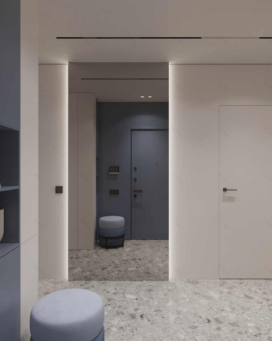 BLACK & WHITE公寓设计丨波兰克拉科夫-20