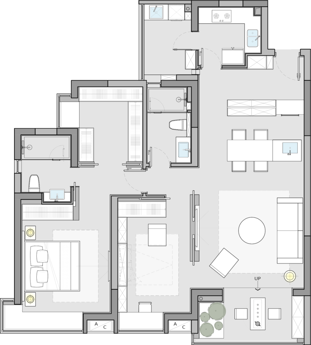 理想生活之TCL嘉园私宅丨中国惠州丨LICO力高设计-147