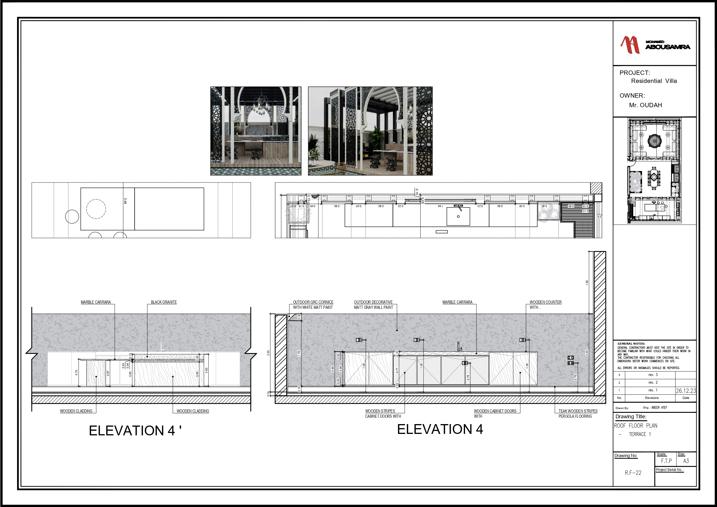 PRIVATE VILLA IN KSA, ROOF FLOOR-10
