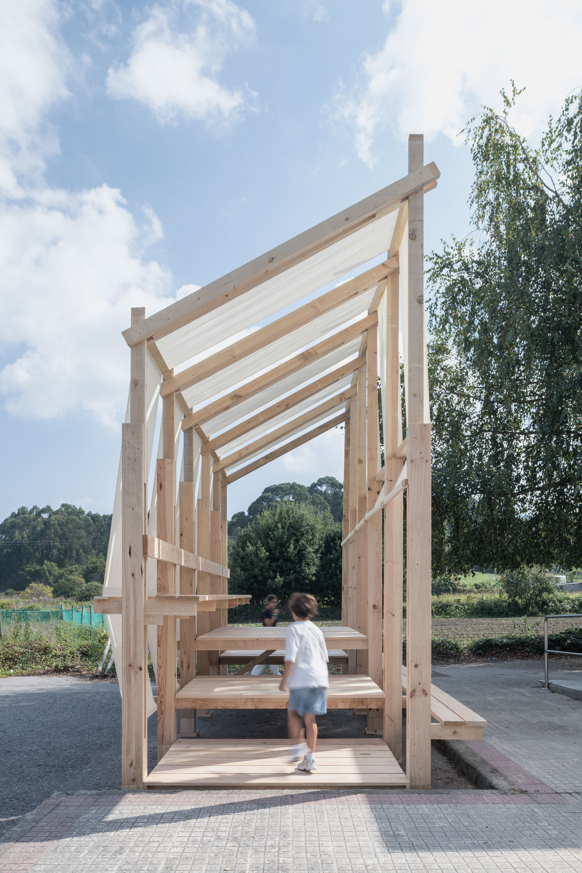 凉棚安装丨西班牙丨CESUGA 建筑学院,Erazo Pugliese-13