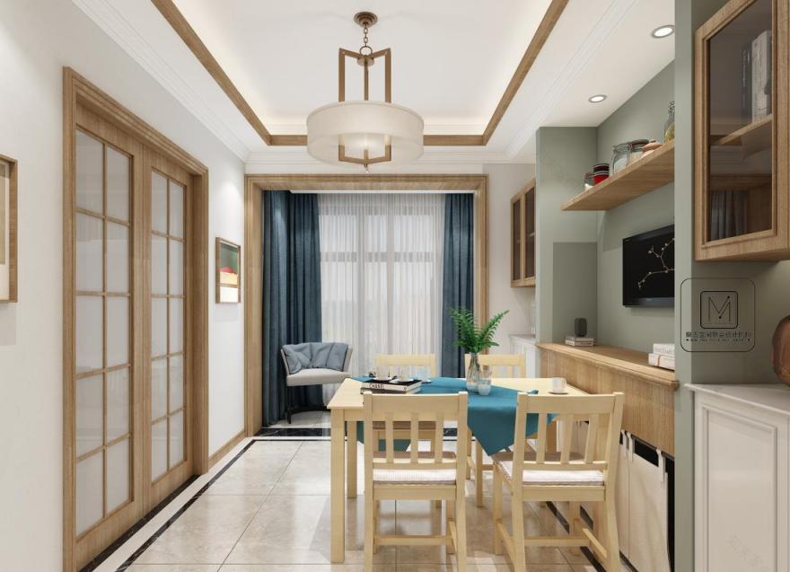 新中式家居设计 | 傅晓设计打破传统格局,实现空间合理划分-30