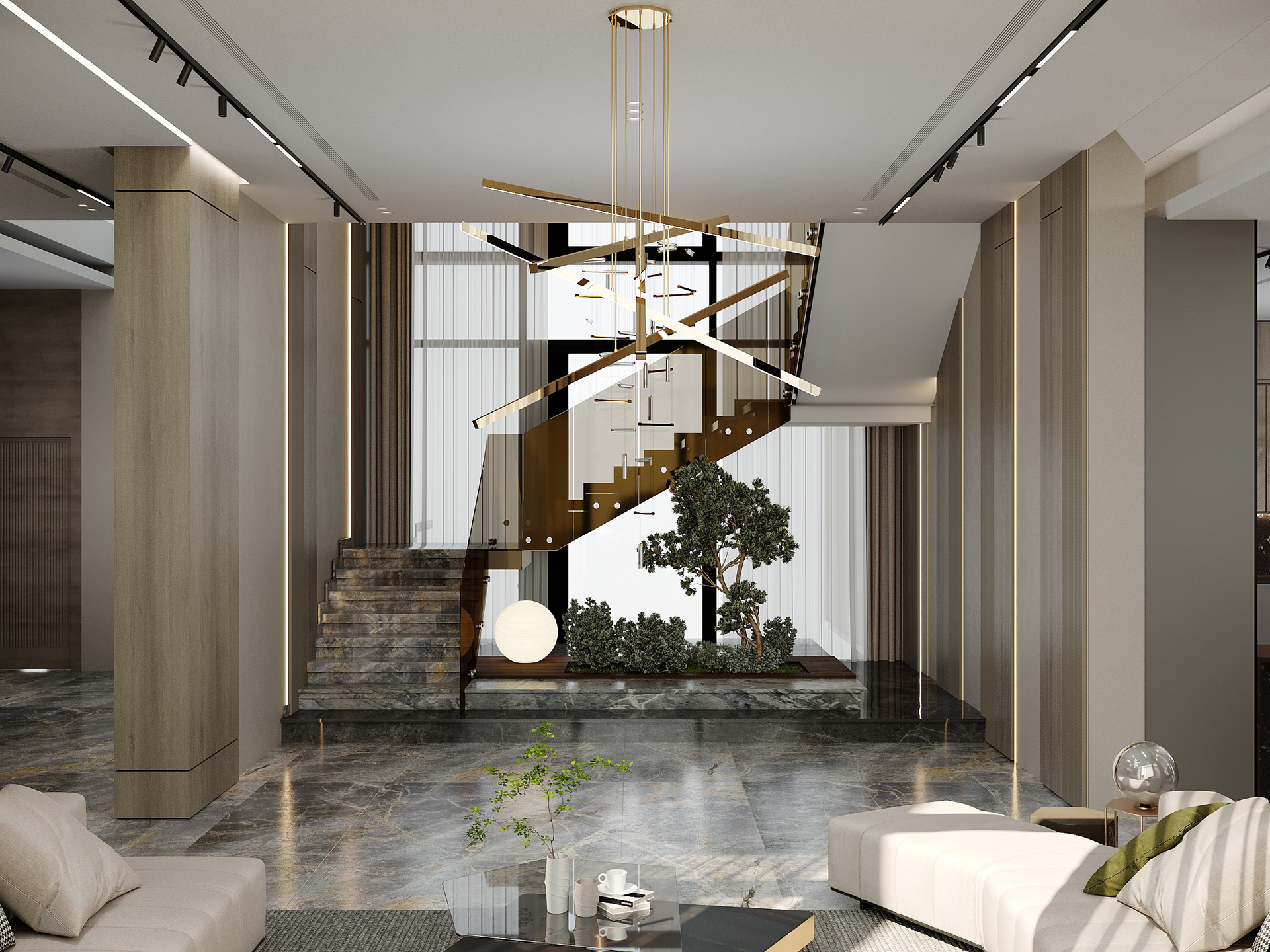 私人别墅楼梯设计丨阿联酋迪拜-8