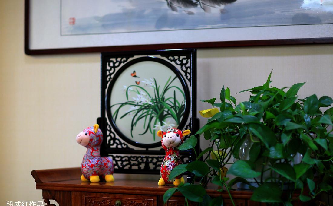 段威红丨别墅丨【蝶衣设计】中式风格实景照片-16