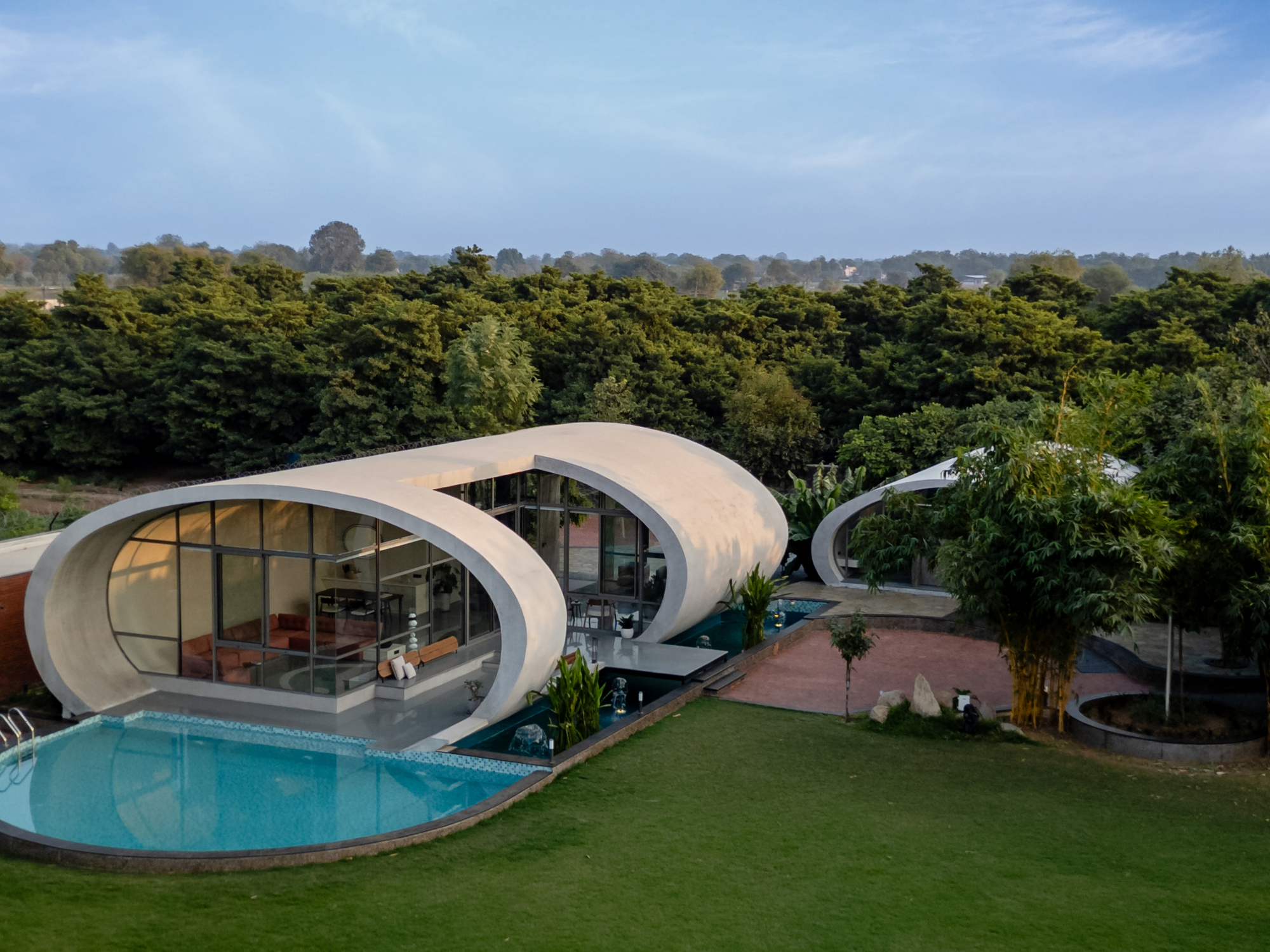 阳光房丨印度丨Achyutam Designs-25