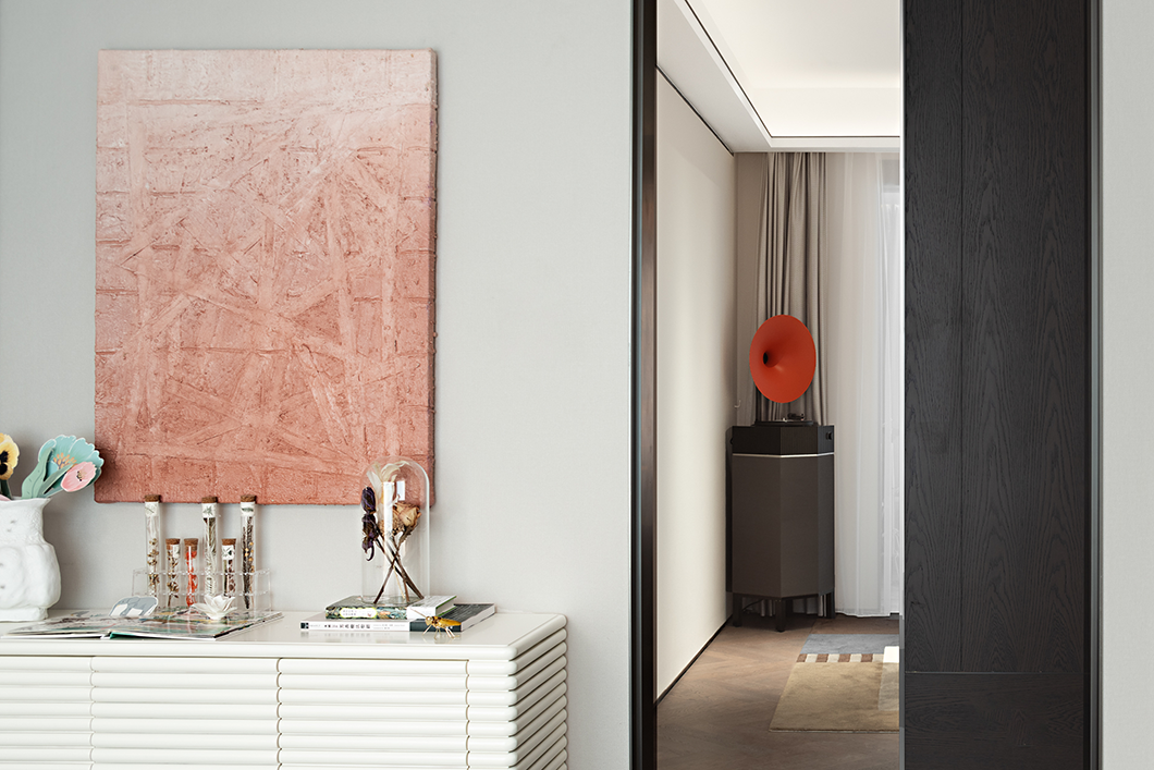 蓝调大平层 · 现代艺术与生活的完美融合丨中国台州丨壹新设计,恩嘉设计-43