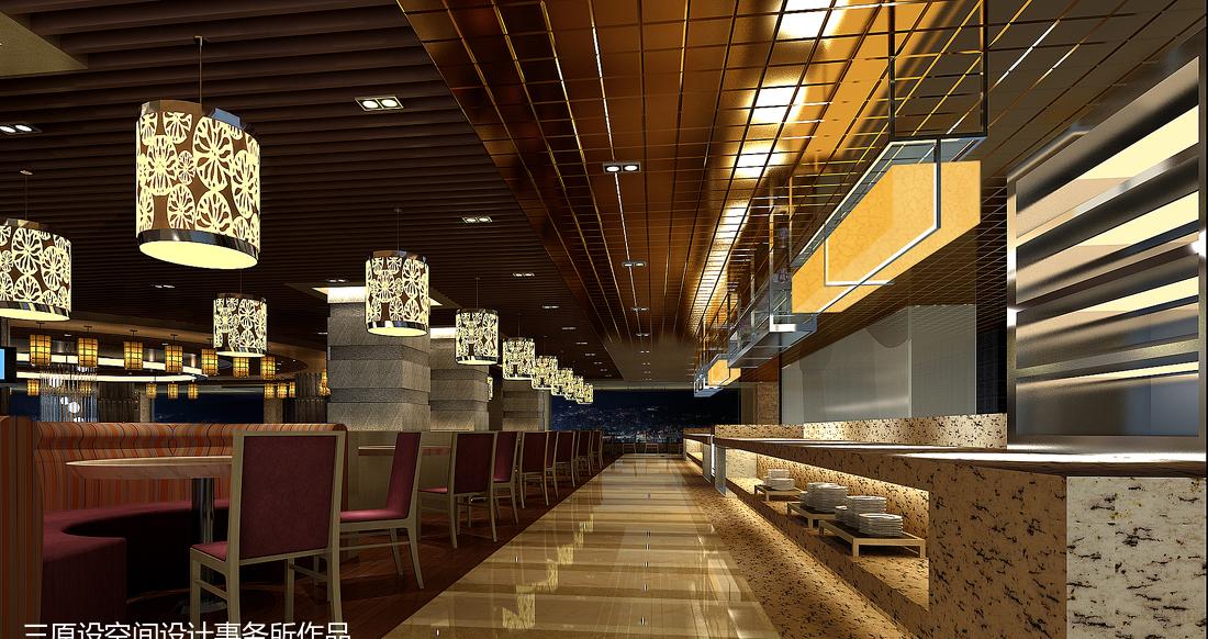 珠海酒楼餐厅——现代中式高端餐饮空间-8