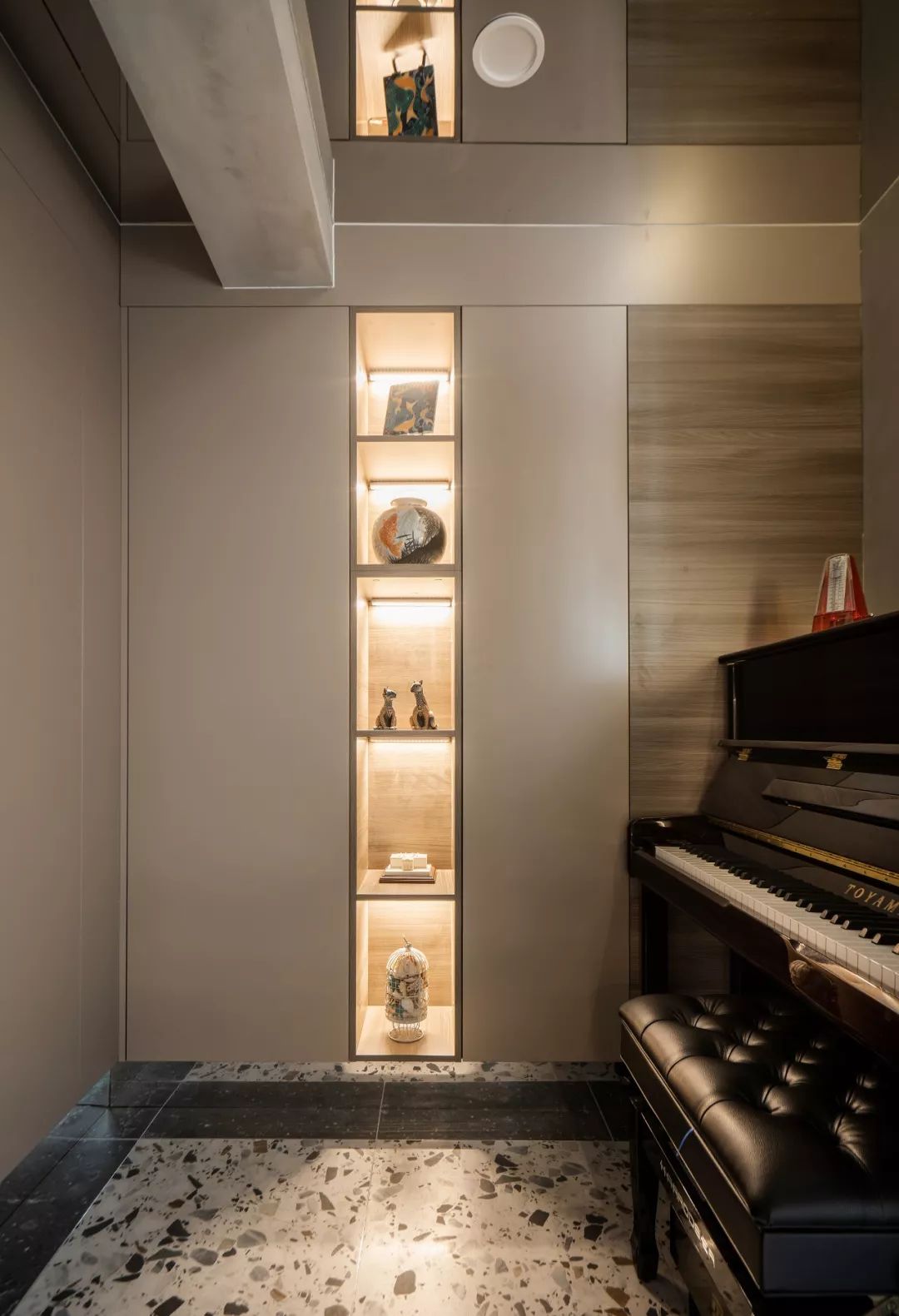 上海 140㎡弧形元素糖果配色家,乐活设计之典范-56