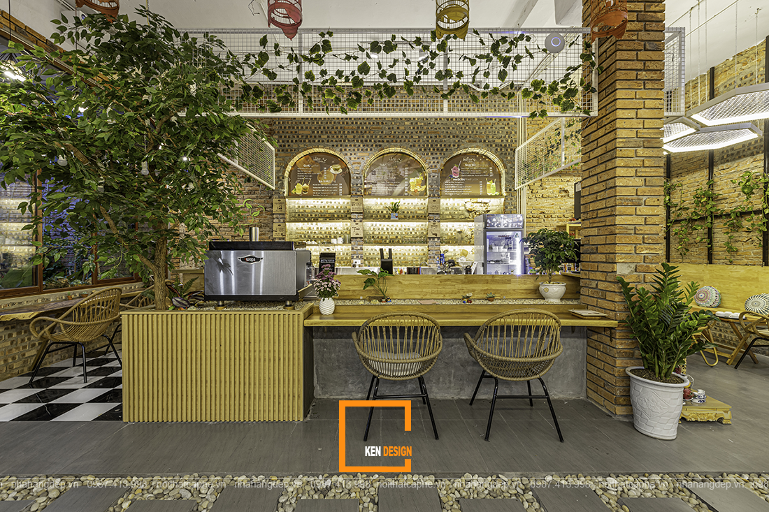 Hẻm咖啡馆装修施工项目丨越南河内丨KenDesign-22