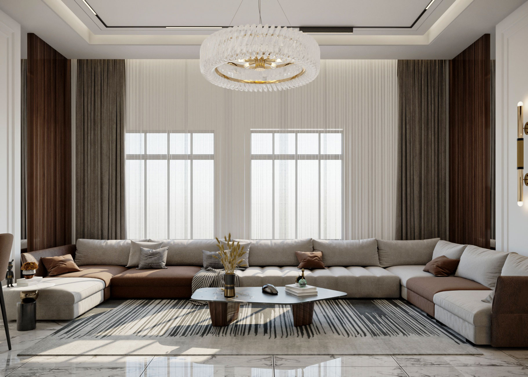 生活设计新古典风格丨Ghanem 设计工作室-4