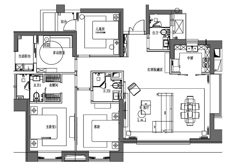 厦门天境云著G户型样板房 | 自然元素融入现代生活-37