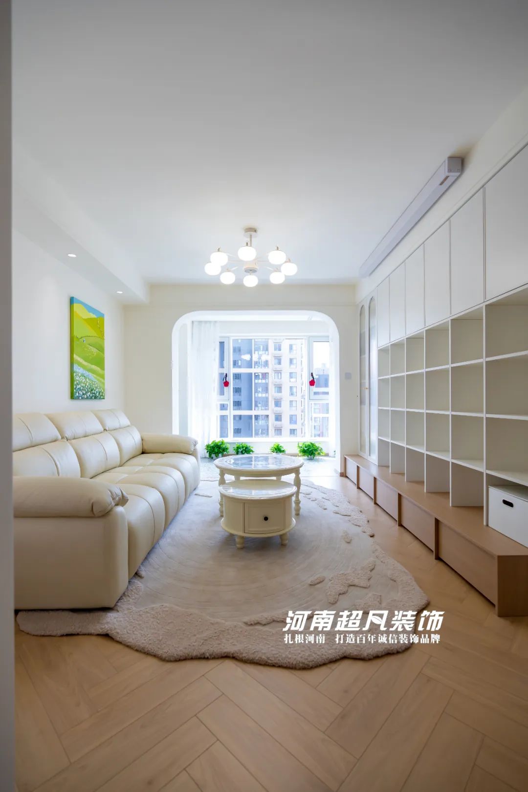 完工首发丨金水区美盛教育港湾，98平轻法式风格，把浪漫装进新家-64