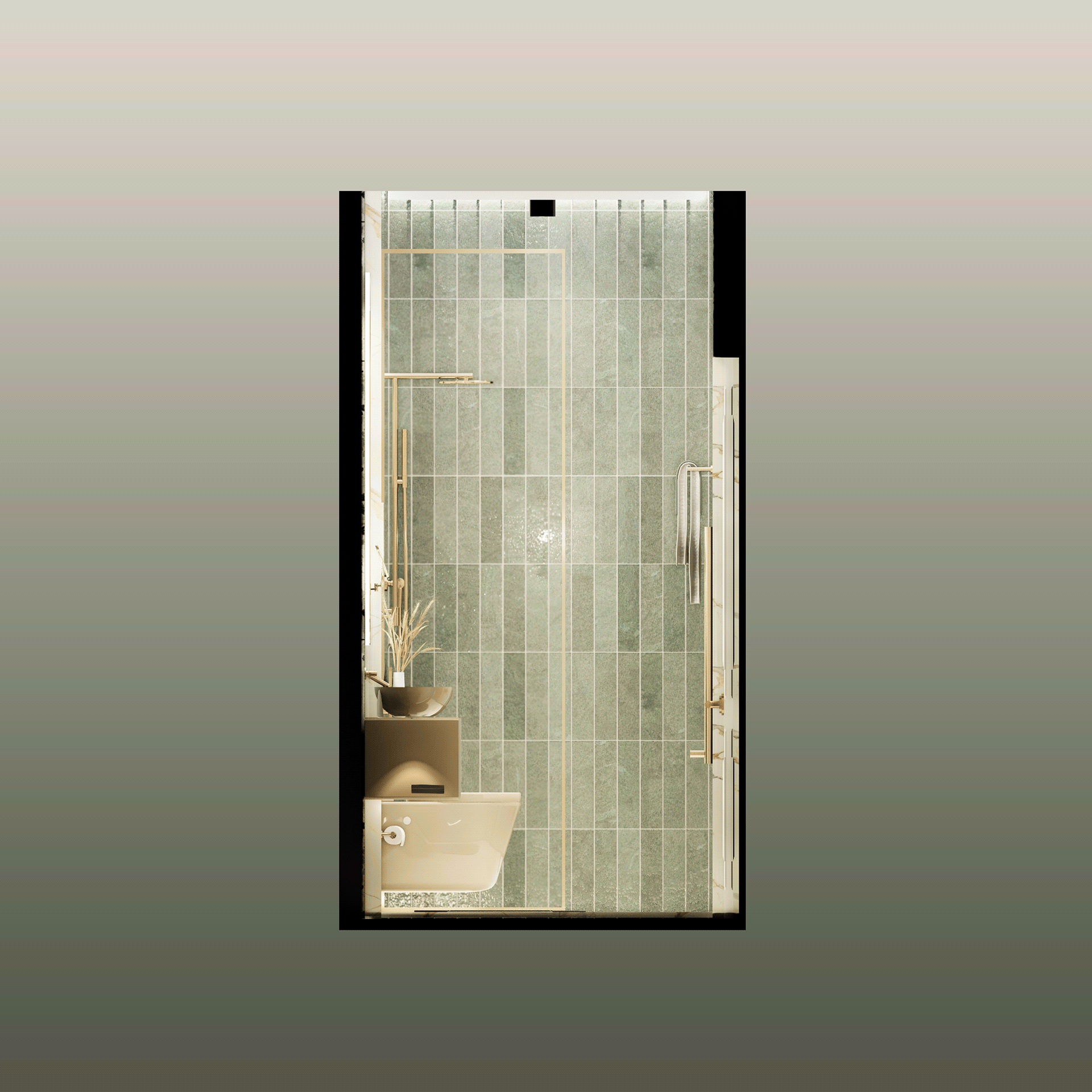 豪华洗手间设计丨tahseen.jamal-14