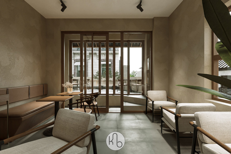 社会咖啡馆和餐厅丨越南胡志明市丨K&Bstudio-31