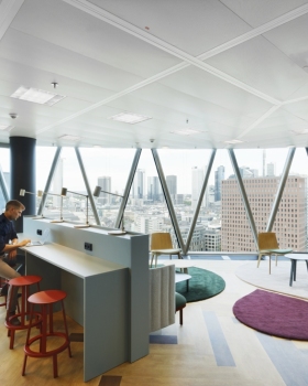 IG 欧洲及 Spectrum 交易金融办公室共享空间设计丨德国法兰克福丨Just,Burgeff Architekten