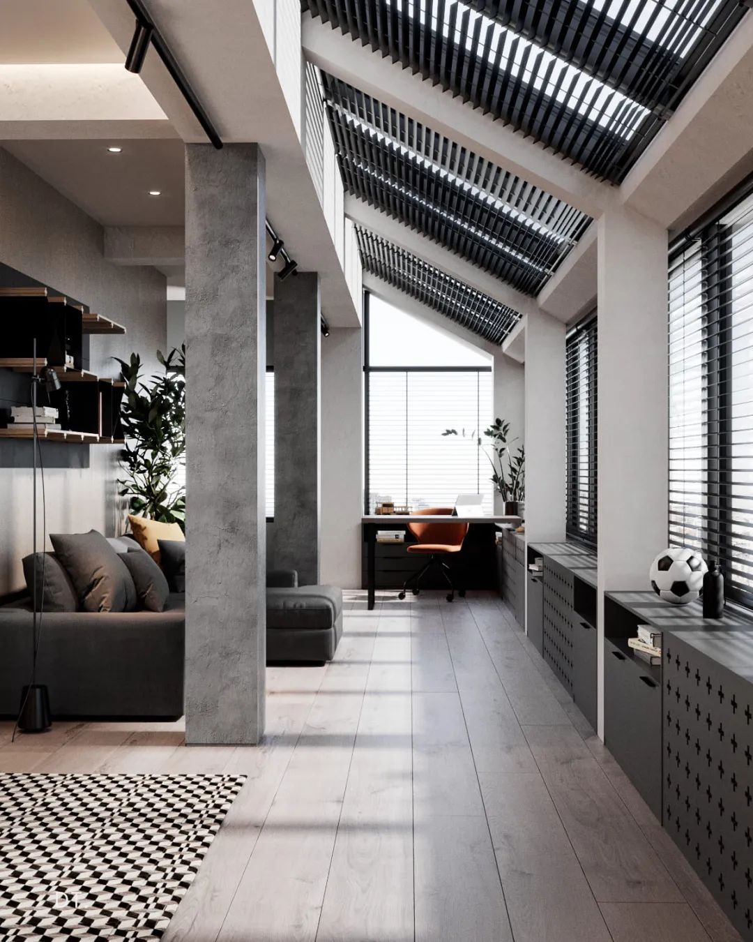 自然主义轻奢住宅,原木与艺术的完美融合-23