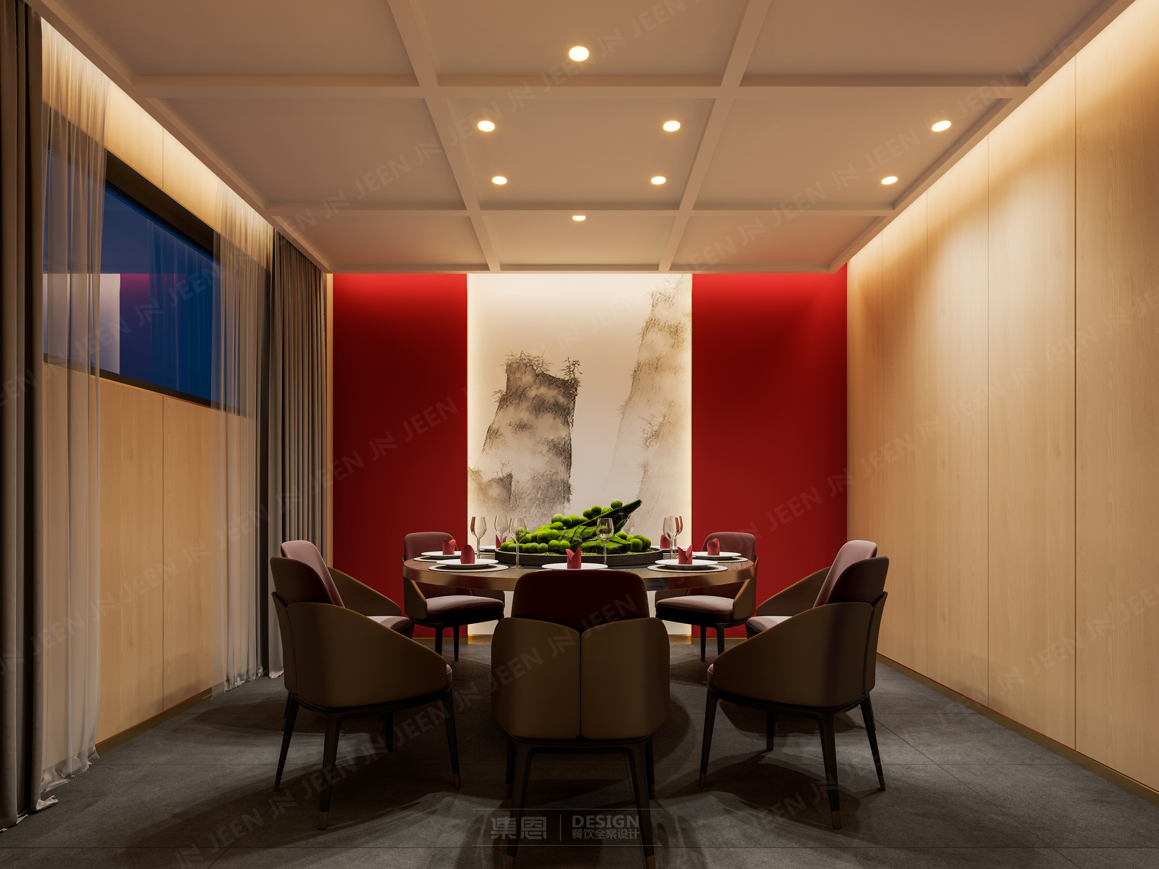 肃小羊石锅湘菜·长青路店丨中国平顶山丨集恩餐饮全案设计-18