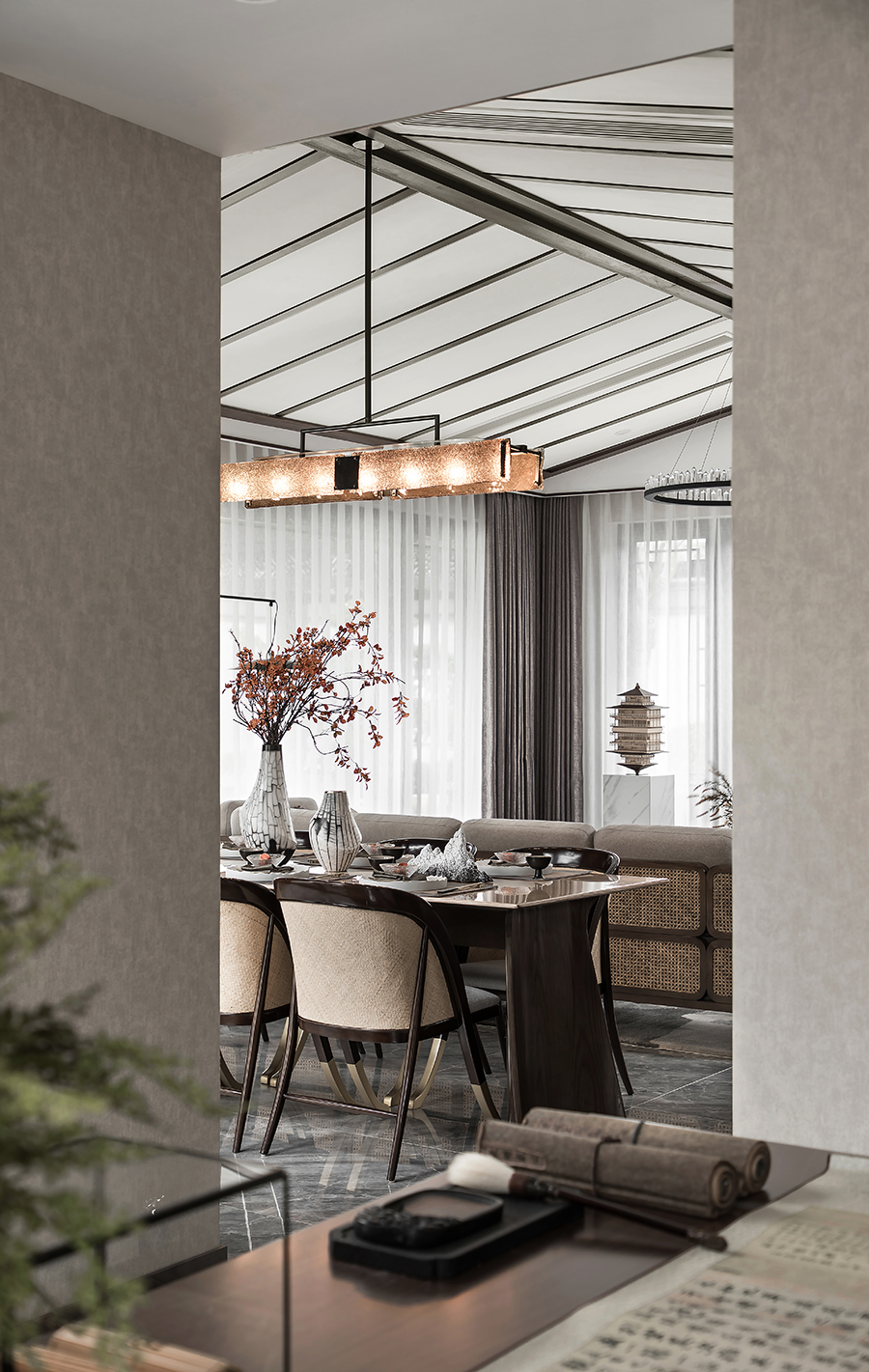 绍兴花语堂丨中国绍兴丨浙江东南建筑设计院,苏州园林设计院,矩阵纵横,矩阵鸣翠-125