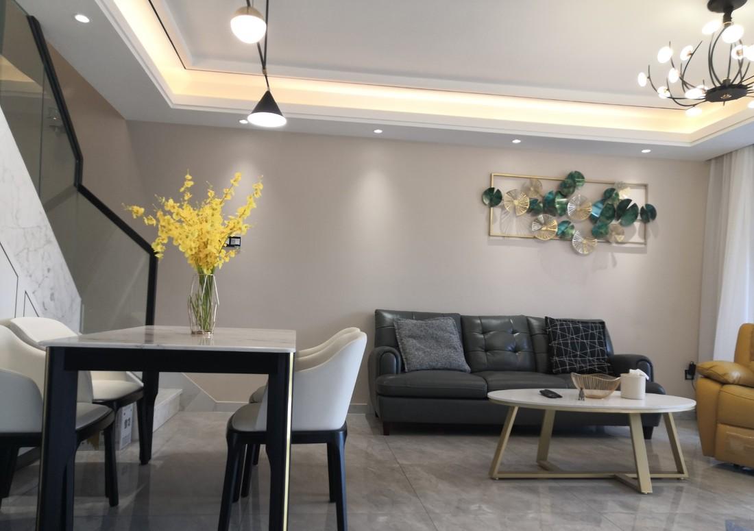 深圳龙华世纪城复式现代轻奢风设计案例解析-3