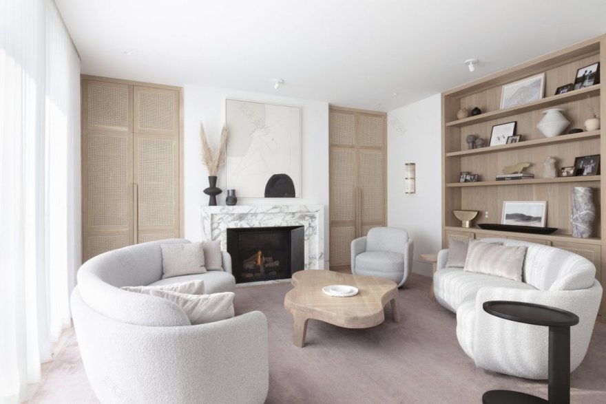 Oak Bay 家庭住宅设计丨Andrea Rodman 室内设计工作室-3