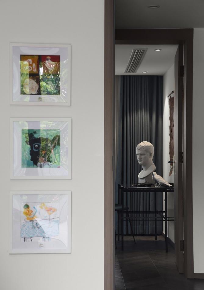 大斌空间设计丨平层丨紫粉弄贰号-3