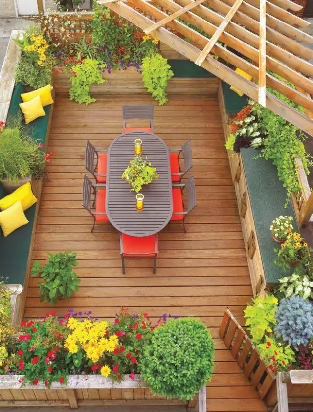 木板碰上花园，美的一塌糊涂！-36