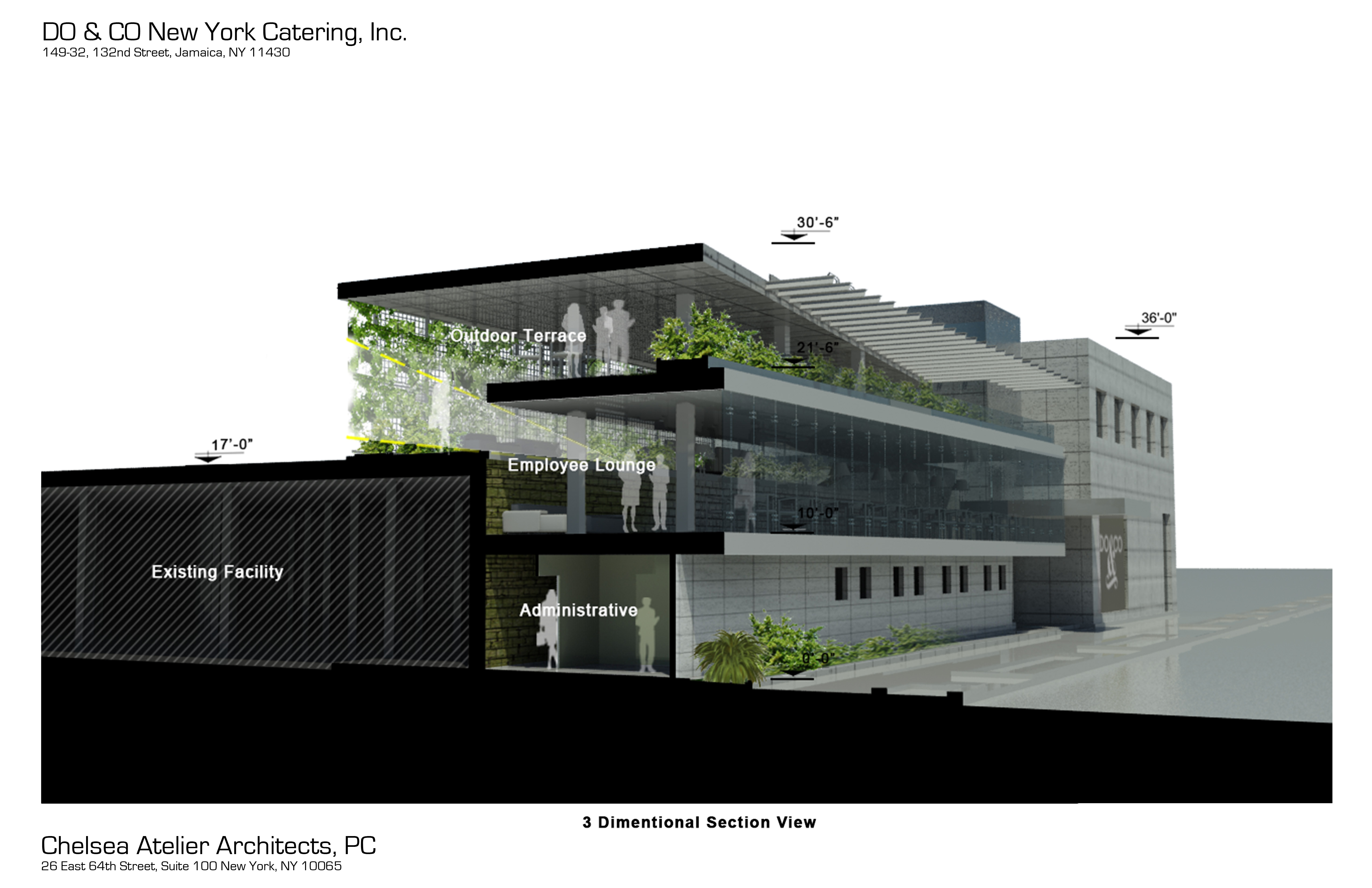 纽约皇后区 DO&CO 餐饮工厂扩建，室内设计瞩目-7