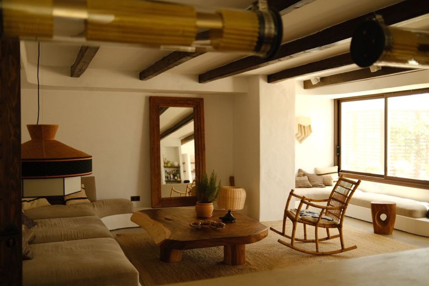 自然风豪华顶层公寓 | 微水泥与木质元素的完美融合-5