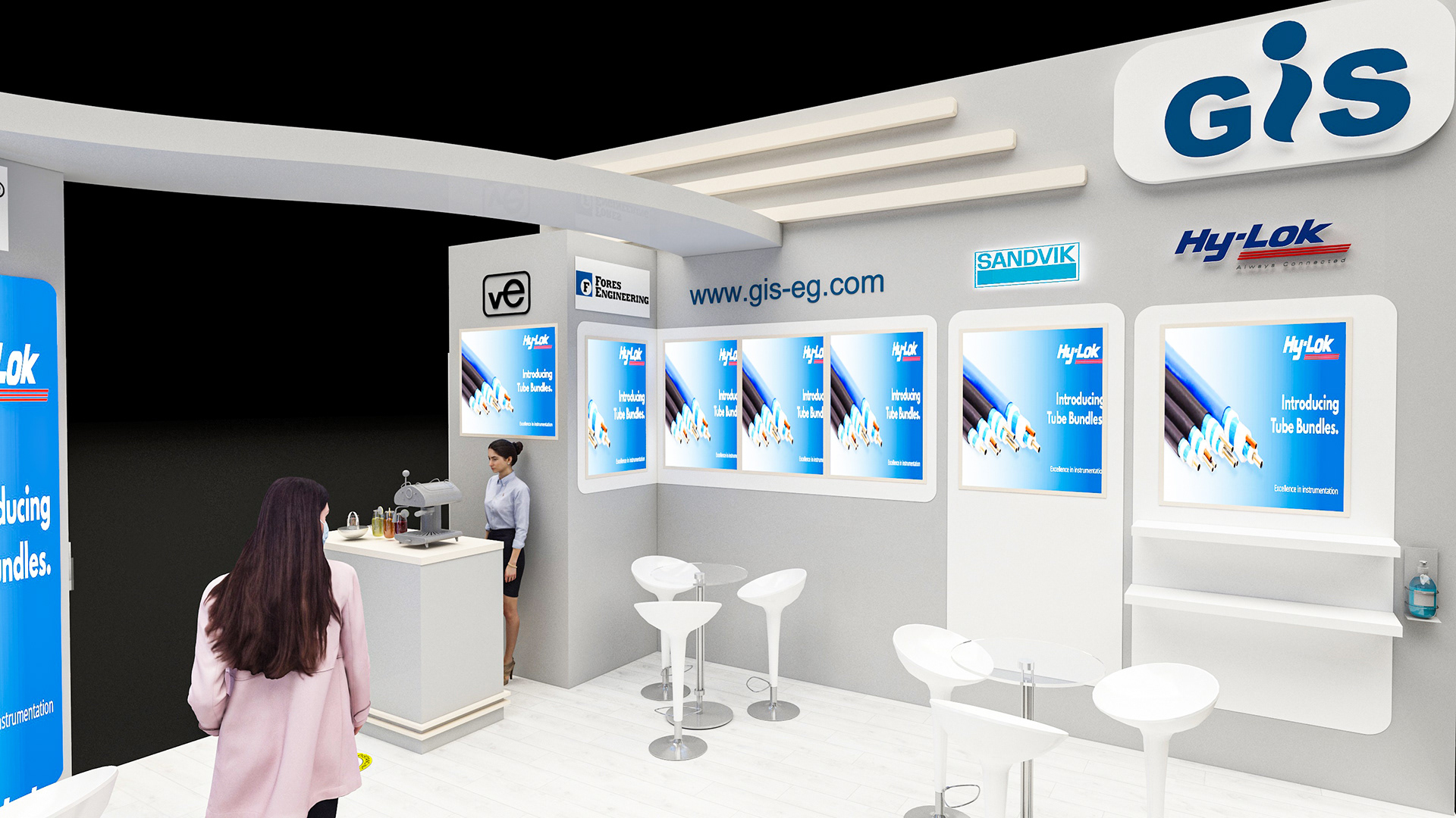 地理信息系统展位设计（2022 年埃及石油展）-5