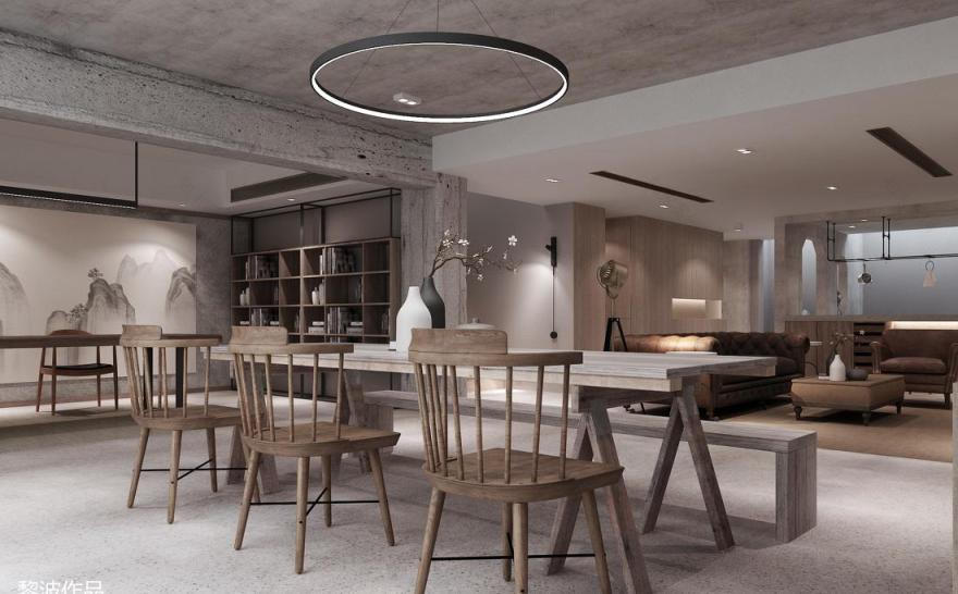 黎波设计作品 | 自然漫步,现代写意空间-40