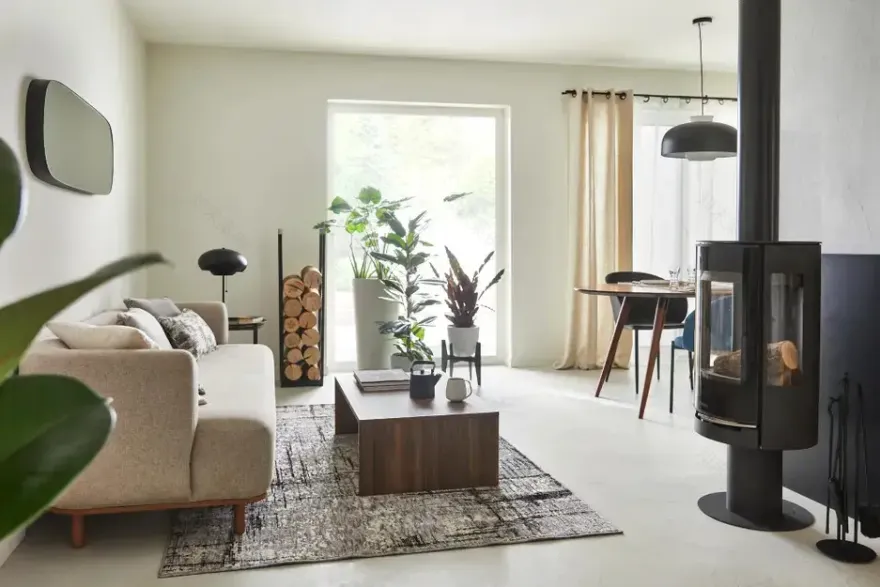 现代温馨的 Leroy Merlin 设计厨房 | 半开放式客厅-4