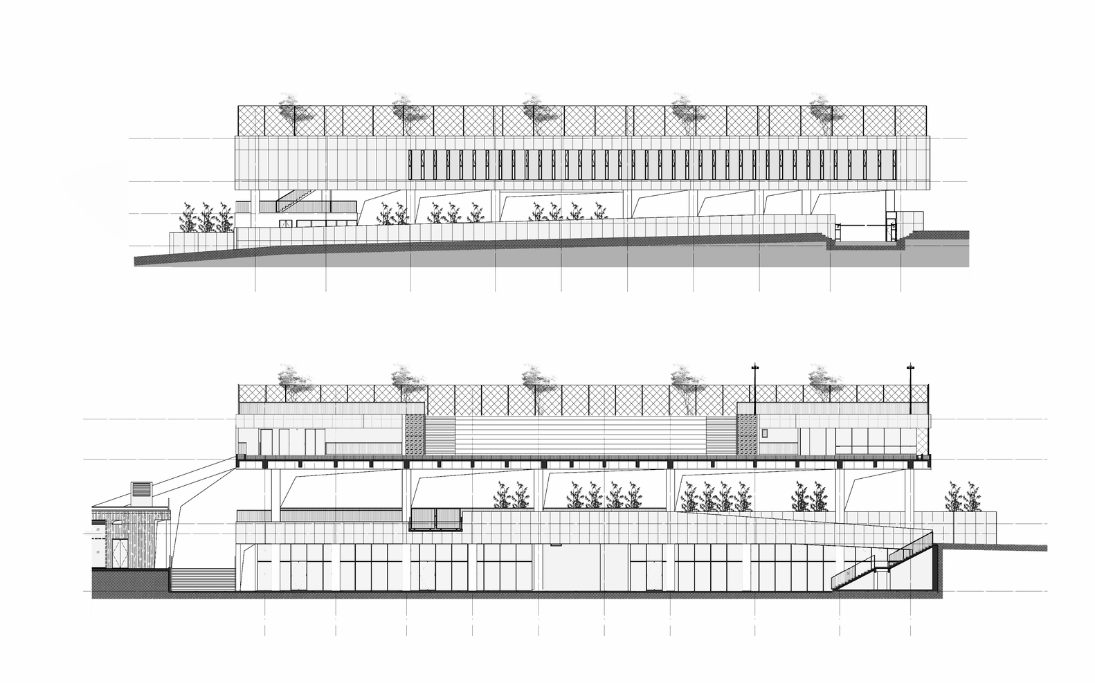 深圳万科社区 A1-B2 与公交车站-68