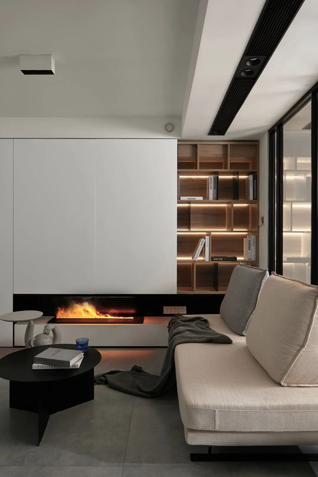 上海宝山招商中环华府 180㎡现代简约别墅设计-4