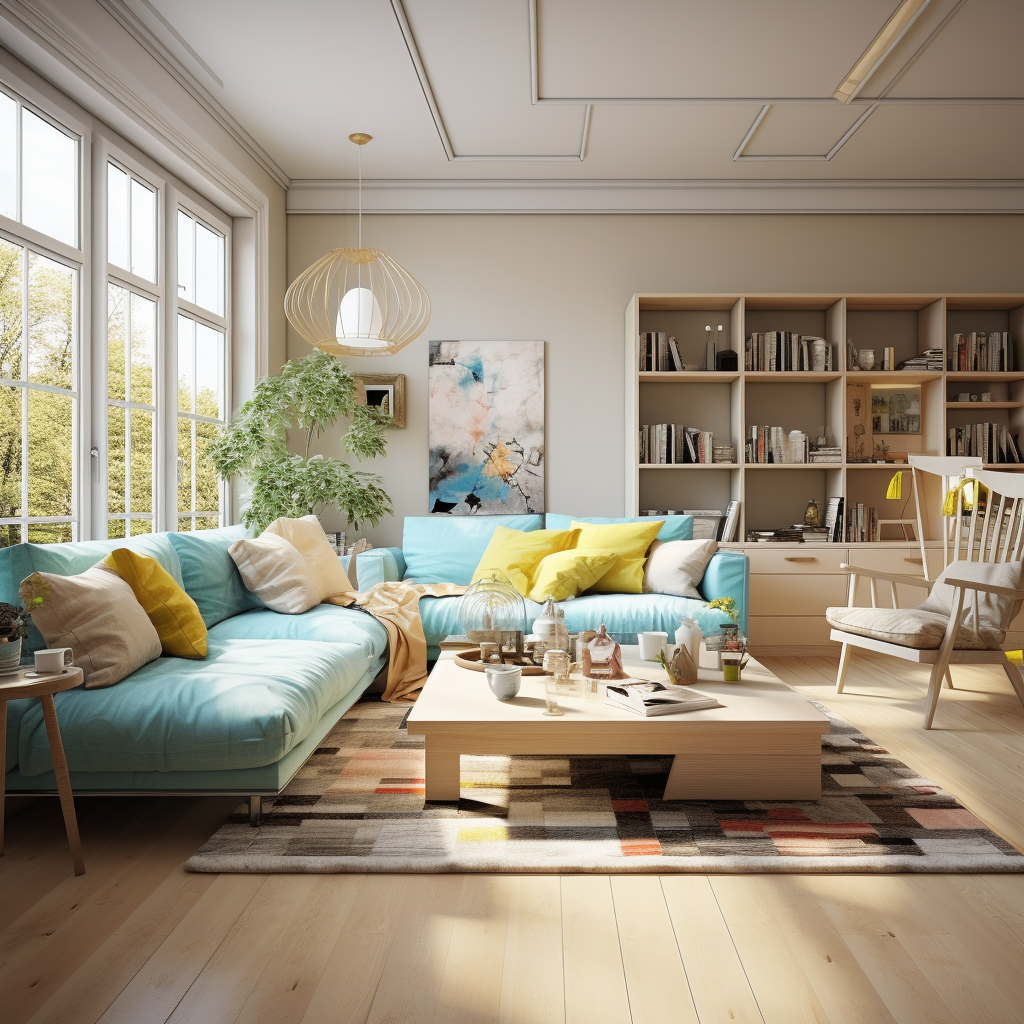 彩色世界，柔软沙发-4